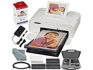 Canon SELPHY CP1300 Compact Photo Printer (White) with WiFi and Accessory Bundle w/ Canon Color Ink and Paper Set + Case + More Canon SELPHY CP1300 Compact Photo Printer (White) with WiFi and Accessory Bundle w/ Canon Color Ink and Paper Set + Case + More