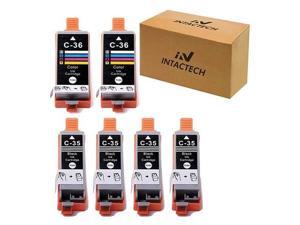 Compatible with Canon PGI35 amp CLI36 Pixma iP110 iP100 Ink Cartridges 4 Black 2 Color 6 Pack Color Set Use for Canon PIXMA iP110 iP100 mini260 mini320 Printer Compatible with Canon PGI35 amp CLI36 Pixma iP110 iP100 Ink Cartridges 4 Black 2 Color 6 Pack Color Set Use for Canon PIXMA iP110 iP100 mini260 mini320 Printer