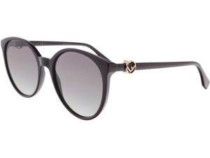 Fendi-FF0345/S-00T7/9O Plum Dark Gray Gradient Fendi-FF0345/S-00T7/9O Plum Dark Gray Gradient
