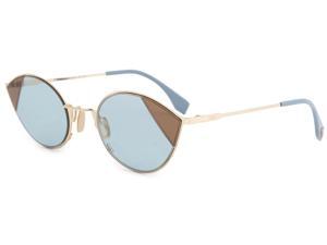 Fendi-FF0342/S-0QWU/1P Gold/Azure Azure Gradient Fendi-FF0342/S-0QWU/1P Gold/Azure Azure Gradient