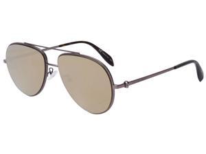 ALEXANDER MCQUEEN AM0172S 004 Ruthenium Ruthenium Bronze ALEXANDER MCQUEEN AM0172S 004 Ruthenium Ruthenium Bronze
