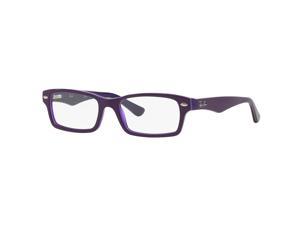 RAY BAN-RB1530 3589 Rectangle Eyeglasses Gloss Top Violet On Violet Transparent