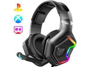 ONIKUMA PS4 Headset -Xbox One Headset Gaming Headset with 7.1 Surround Sound Pro Noise Canceling Gaming Headphones with Mic & RGB LED Light Compatible with PS4, Xbox One, Nintendo Switch, PC,GameCube ONIKUMA PS4 Headset -Xbox One Headset Gaming Headset with 7.1 Surround Sound Pro Noise Canceling Gaming Headphones with Mic & RGB LED Light Compatible with PS4, Xbox One, Nintendo Switch, PC,GameCube