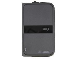 Aigo HD816 mobile hard drive high-speed USB3.0 ultra-thin anti-shock and drop-proof wifi wireless mobile hard drive for business use HD816/ 1TB Aigo HD816 mobile hard drive high-speed USB3.0 ultra-thin anti-shock and drop-proof wifi wireless mobile hard drive for business use HD816/ 1TB