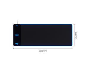 Aigo Magic Carpet G001 Wireless QI Mouse Pad QI Wireless Charger Mouse Pad RGB Colorful Mouse Pad Gaming Mouse Pad Mobile Phone 10W Fast Charge Black Aigo Magic Carpet G001 Wireless QI Mouse Pad QI Wireless Charger Mouse Pad RGB Colorful Mouse Pad Gaming Mouse Pad Mobile Phone 10W Fast Charge Black