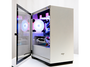 Aigo YOGO M2 white game pill MINI computer case (support M-ATX motherboard/240 water-cooled/side-opening magnetically attracted tempered glass side through) Aigo YOGO M2 white game pill MINI computer case (support M-ATX motherboard/240 water-cooled/side-opening magnetically attracted tempered glass side through)