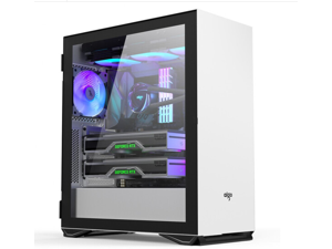 Aigo YOGO M2 PRO white gaming shoebox computer case E-ATX/ATX motherboard/360 cold row/side-pull tempered glass/vertical graphics card Aigo YOGO M2 PRO white gaming shoebox computer case E-ATX/ATX motherboard/360 cold row/side-pull tempered glass/vertical graphics card