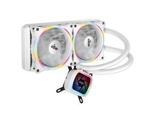 Aigo Ice Tower V240 White Rainbow Edition Integrated Water-cooled CPU Cooler (PWM Intelligent Temperature Control Fan/Full Platform Support/Mute/With Silicone Grease) Aigo Ice Tower V240 White Rainbow Edition Integrated Water-cooled CPU Cooler (PWM Intelligent Temperature Control Fan/Full Platform Support/Mute/With Silicone Grease)