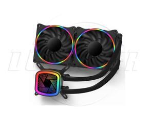 SA Ice Tower V240 Rainbow Edition Integrated water-cooled CPU radiator (PWM intelligent temperature control fan / full platform support / silent ceramic bearing / with silicone grease) SA Ice Tower V240 Rainbow Edition Integrated water-cooled CPU radiator (PWM intelligent temperature control fan / full platform support / silent ceramic bearing / with silicone grease)