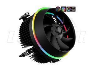 SA Disc Video RGB Symphony Edition CPU cooler (supports motherboard Shenguang synchronization / Intel platform / Symphony lighting effect / down pressure / silent / with silicone SA Disc Video RGB Symphony Edition CPU cooler (supports motherboard Shenguang synchronization / Intel platform / Symphony lighting effect / down pressure / silent / with silicone