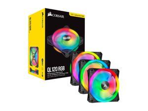 CORSAIR QL Series, iCUE QL120 RGB, 120mm RGB LED Fan, Triple Pack with Lighting Node CORE, CO-9050098-WW PC Cooling Computer LEDs Case Fans Heatsink Cooler Cooling LED RGB CORSAIR QL Series, iCUE QL120 RGB, 120mm RGB LED Fan, Triple Pack with Lighting Node CORE, CO-9050098-WW PC Cooling Computer LEDs Case Fans Heatsink Cooler Cooling LED RGB