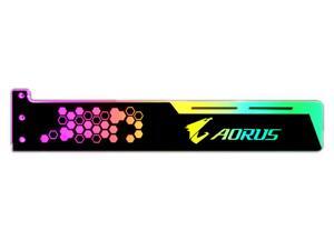 SA AORUS pattern Graphics card GPU support bracket Video card recessed bracket/rack bracket, 5V 4-pin RGB Streamer discoloration GPU Brace, for shell decoration 280mm SA AORUS pattern Graphics card GPU support bracket Video card recessed bracket/rack bracket, 5V 4-pin RGB Streamer discoloration GPU Brace, for shell decoration 280mm