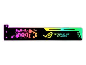 SA ASUS ROG pattern Graphics card GPU support bracket Video card recessed bracket/rack bracket, 5V 4-pin RGB Streamer discoloration GPU Brace, for shell decoration 280mm SA ASUS ROG pattern Graphics card GPU support bracket Video card recessed bracket/rack bracket, 5V 4-pin RGB Streamer discoloration GPU Brace, for shell decoration 280mm