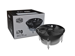 Cooler Master i70 CPU Cooler - 120mm Low Noise Cooling Fan & Heatsink(RR-I70-20FK-R1) - For Intel CPU Cooler Socket LGA 1150 / 1151 / 1155 / 1156/1200