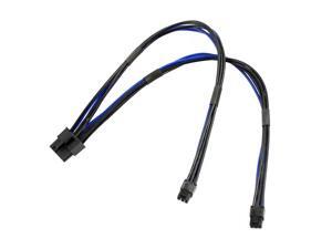 LODFIBER 8pin to 8+6pin Power Cable for DELL T3600 and GPU FX4800 K4000 Video Card 35cm