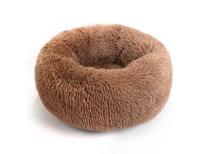 Donut Dog Cat Bed, Soft Plush Pet Cushion, Anti-Slip Fluffy Soft Warm Calming Self-Warming Pet Bed - Improved Sleep for Cats Small Medium Dogs Donut Dog Cat Bed, Soft Plush Pet Cushion, Anti-Slip Fluffy Soft Warm Calming Self-Warming Pet Bed - Improved Sleep for Cats Small Medium Dogs