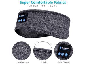 Sleep Headphones Bluetooth Headband,Upgrage Soft Sleeping Wireless Music Sport Headbands, Long Time Play Sleeping Headsets with Built in Speakers Perfect for Workout, Running, Yoga (Gray) Sleep Headphones Bluetooth Headband,Upgrage Soft Sleeping Wireless Music Sport Headbands, Long Time Play Sleeping Headsets with Built in Speakers Perfect for Workout, Running, Yoga (Gray)