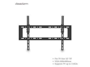 LEADZM Tilt TV Wall Mount Low Profile, Tilting TV Mount Bracket for Most 32-70" Flat Screen LED, LCD, OLED, 4K TVs, TV Bracket VESA 600x400mm Weight Capacity Up to 110lbs, Space Saving LEADZM Tilt TV Wall Mount Low Profile, Tilting TV Mount Bracket for Most 32-70" Flat Screen LED, LCD, OLED, 4K TVs, TV Bracket VESA 600x400mm Weight Capacity Up to 110lbs, Space Saving