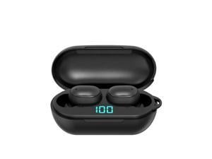Wireless Earbuds Bluetooth 50 Earbuds Deep Bass CVC Noise Cancellation IPX4 Waterproof Sport Wireless Headphones 10H Playtime with Charging Case for iPhoneSamsungAndroid