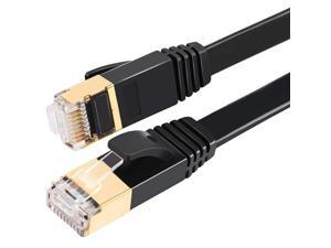 Hannord Cat 7 Flat Ethernet Cable 10 Gigabit Computer Network Cord for Xbox PS4 Modem Router Networking Switch (Black, 1M/3.3ft.) Hannord Cat 7 Flat Ethernet Cable 10 Gigabit Computer Network Cord for Xbox PS4 Modem Router Networking Switch (Black, 1M/3.3ft.)