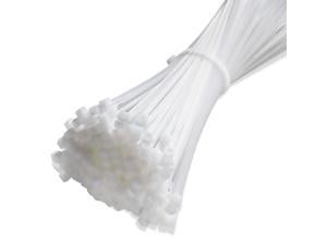 2.4 inch Length Uxcell Cord Wire Strap Nylon Cable Tie White 1000pcs
