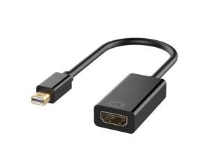 Mini DisplayPort to HDMI, Hannord Mini DP(Thunderbolt) to HDMI Converter Gold-Plated Cord Compatible for MacBook Pro, MacBook Air, Mac Mini, Microsoft Surface Pro 3/4, etc