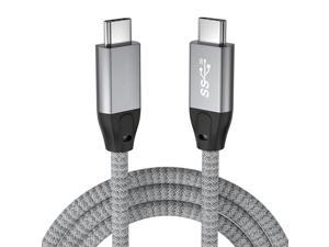 USB C to USB C Cable 100W, Hannord USB 3.1 Type C Gen 2 10Gbps / 20Gbps Data Transfer Cable PD Fast Charging,4K Video Monitor Cord Compatible for Thunderbolt 3,MacBook Pro, iPad Pro,Galaxy S21(5 ft.)
