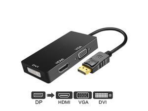 HP 1.5 Meters KUIDAMOS Black Cable DP to VGA Cable Dell Compatible for Lenovo ASUS and Other Brand Display Port to DVI-D Adapter HP 1.5 Meters KUIDAMOS Black Cable DP to VGA Cable Dell Compatible for Lenovo ASUS and Other Brand Display Port to DVI-D Adapter