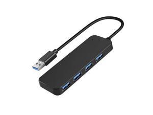 Black USB Flash Drives 8-Port USB Hub Mouse and More TOPESEL 36W 6 High Speed USB3.0 Data Transfer Ports 1 BC1.2 and 1 Smart Charging Ports USB Hub USB Splitter with Power Adapter for PC 