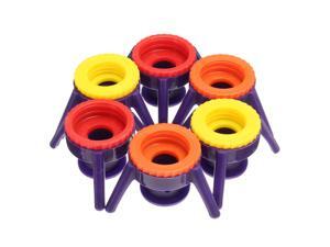 6Pcs 4 Sizes All In One Beauty Pack Dispenser Bottle Cap System No More Waste 6Pcs 4 Sizes All In One Beauty Pack Dispenser Bottle Cap System No More Waste