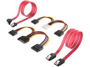 SATA Cable, Inateck SATA Data Cable and SATA Power Splitter Cable SATA Cable, Inateck SATA Data Cable and SATA Power Splitter Cable