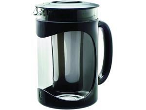 Burke Deluxe Cold Brew Iced Coffee Maker, Comfort Grip Handle, Durable Glass Carafe, Removable Mesh Filter, Perfect 6 Cup Size, Dishwasher Safe, 1.6 Qt, Black Burke Deluxe Cold Brew Iced Coffee Maker, Comfort Grip Handle, Durable Glass Carafe, Removable Mesh Filter, Perfect 6 Cup Size, Dishwasher Safe, 1.6 Qt, Black