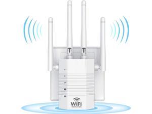 360 Degree Full Coverage WiFi Signal Amplifier WiFi Range Extender,Covers Up to 4000 Sq.ft,5GHz & 2.4GHz Dual Band 1200Mbps WiFi Repeater Wireless Signal Booster 