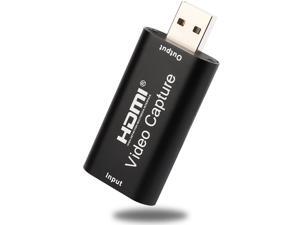 Video Audio Capture HDMI to USB 2.0 1080p Record via DSLR Camcorder Action Cam for Gaming Live Broadcasting Streaming Video Audio Capture HDMI to USB 2.0 1080p Record via DSLR Camcorder Action Cam for Gaming Live Broadcasting Streaming