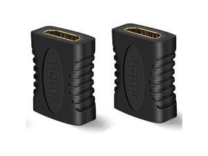 2 Pack HDMI Coupler 4K HDMI Adapter Female to Female HDMI Connector Support 3D 4K 1080P HDMI Extender for HDTV Roku TV Stick 2 Pack HDMI Coupler 4K HDMI Adapter Female to Female HDMI Connector Support 3D 4K 1080P HDMI Extender for HDTV Roku TV Stick