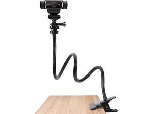 25 Inch Webcam Stand - Flexible Desk Mount Clamp Gooseneck Stand for Logitech Webcam C930e,C930,C920, C922x,C922, Brio 4K, C925e,C615 25 Inch Webcam Stand - Flexible Desk Mount Clamp Gooseneck Stand for Logitech Webcam C930e,C930,C920, C922x,C922, Brio 4K, C925e,C615