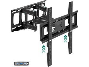 Full Motion 32-70 inch TV Wall Mount for Most Flat Screen/LED/4K TVs,  TV Mount Bracket Dual Swivel Articulating Tilt 6 Arms, Max VESA 400x400mm, Holds up to 121lbs, Up to 16" Wood Stud