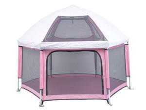 Pop 'N Go Portable Playpen - Lightweight, Folding, Easily Collapsible Playard Crib for Indoor & Outdoor Play - Perfect Canopy Play Pen for Any Baby Toddler or Small Child (Pink) Pop 'N Go Portable Playpen - Lightweight, Folding, Easily Collapsible Playard Crib for Indoor & Outdoor Play - Perfect Canopy Play Pen for Any Baby Toddler or Small Child (Pink)