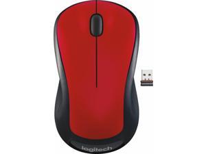 Logitech - M310 Wireless Optical Ambidextrous Mouse - Flame Red