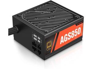 ARESGAME 850W Power Supply Semi Modular 80+ Gold PSU (AGS850)