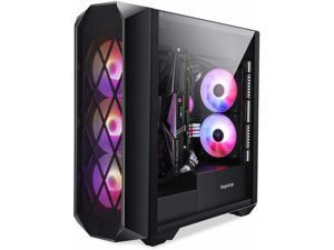 Segotep Argus ATX Mid Tower Gaming PC Computer Case w/ 3pcs 120mm RGB Fans