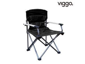 Viggo-Lightweight Portable Outdoor Folding Camping Quad Chair with Hard Armrest-Support Capacity for Travel, Hiking, Fishing, BBQ Black Viggo-Lightweight Portable Outdoor Folding Camping Quad Chair with Hard Armrest-Support Capacity for Travel, Hiking, Fishing, BBQ Black