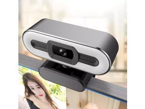 2K HD Webcam with Fill Light Rotatable Laptop Web Camera PC Computer Camera With Microphone For Youtube Video Recording 2K HD Webcam with Fill Light Rotatable Laptop Web Camera PC Computer Camera With Microphone For Youtube Video Recording