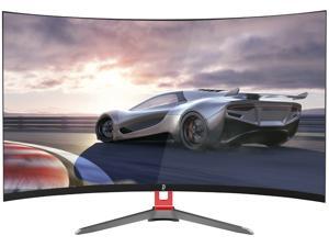 SZD 32” Full HD 165 Hz 1920 x 1080 P R1800 Curved Gaming Monitor, 2 ms response 1000:1 Desktop Computer Monitor, AMD Freesync Premium PC Display, Widescreen ,1xHDMI, 1xDP, 1xVGA