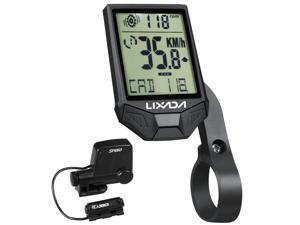 Lixada Cycling Wireless Computer Bike Computer Cadence Multifunctional Rainproof Cycling Computer with Backlight LCD Lixada Cycling Wireless Computer Bike Computer Cadence Multifunctional Rainproof Cycling Computer with Backlight LCD