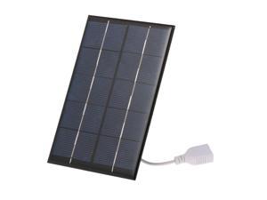 2.5W/5V Portable Solar Charger With USB Port Monocrystalline silicon Compact Solar Panel Phone Cellphone Power Bank Charger For Camping Travel