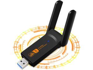 USB Wifi Adapter, Wireless Wifi Dongle 1900Mbps Dual Band 2.4G/5G USB 3.0 Wifi Stick Mini Wireless Network Card for Laptop/Desktop/PC, Support Windows10/8/8.1/7/Vista/XP/2000
