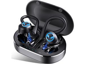 Ture Wireless Earbuds Bluetooth 51 Sport Headphones with CVC 80 Noise Reduction Deep Stereo Bass Touch Control TWS Earphones IP7 Waterproof Bluetooth Headset for Running Workout Gym