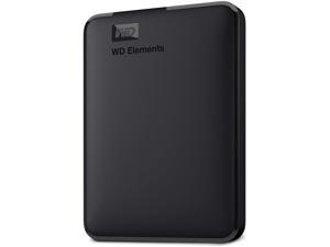 WD 5TB Elements Portable External Hard Drive HDD, USB 3.0, Compatible with PC, Mac, PS4 & Xbox - WDBU6Y0050BBK-WESN