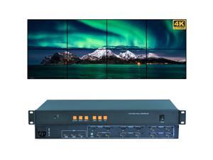 Video Wall Controller 4K 3840x2160@60Hz HDMI 2.0, HDMI 1.4, DP1.2 Inputs with 8 HDMI Outputs for TV Splicing, Support 4x2,4x1,2x3,2x4,1x8 Display and 180 Degree Rotate Video Wall Controller 4K 3840x2160@60Hz HDMI 2.0, HDMI 1.4, DP1.2 Inputs with 8 HDMI Outputs for TV Splicing, Support 4x2,4x1,2x3,2x4,1x8 Display and 180 Degree Rotate